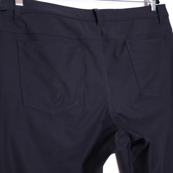 LULULEMON ABC Pant Classic Black Warpstreme Stretch 5 Pocket Casual Men's 36 - Picture 8 of 11